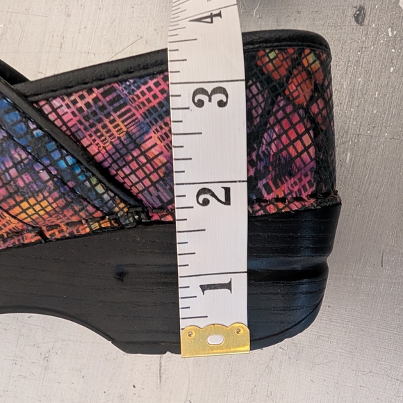 Dansko Professional Stained Glass Multi-Color Work Clogs Size 37 - Picture 11 of 11